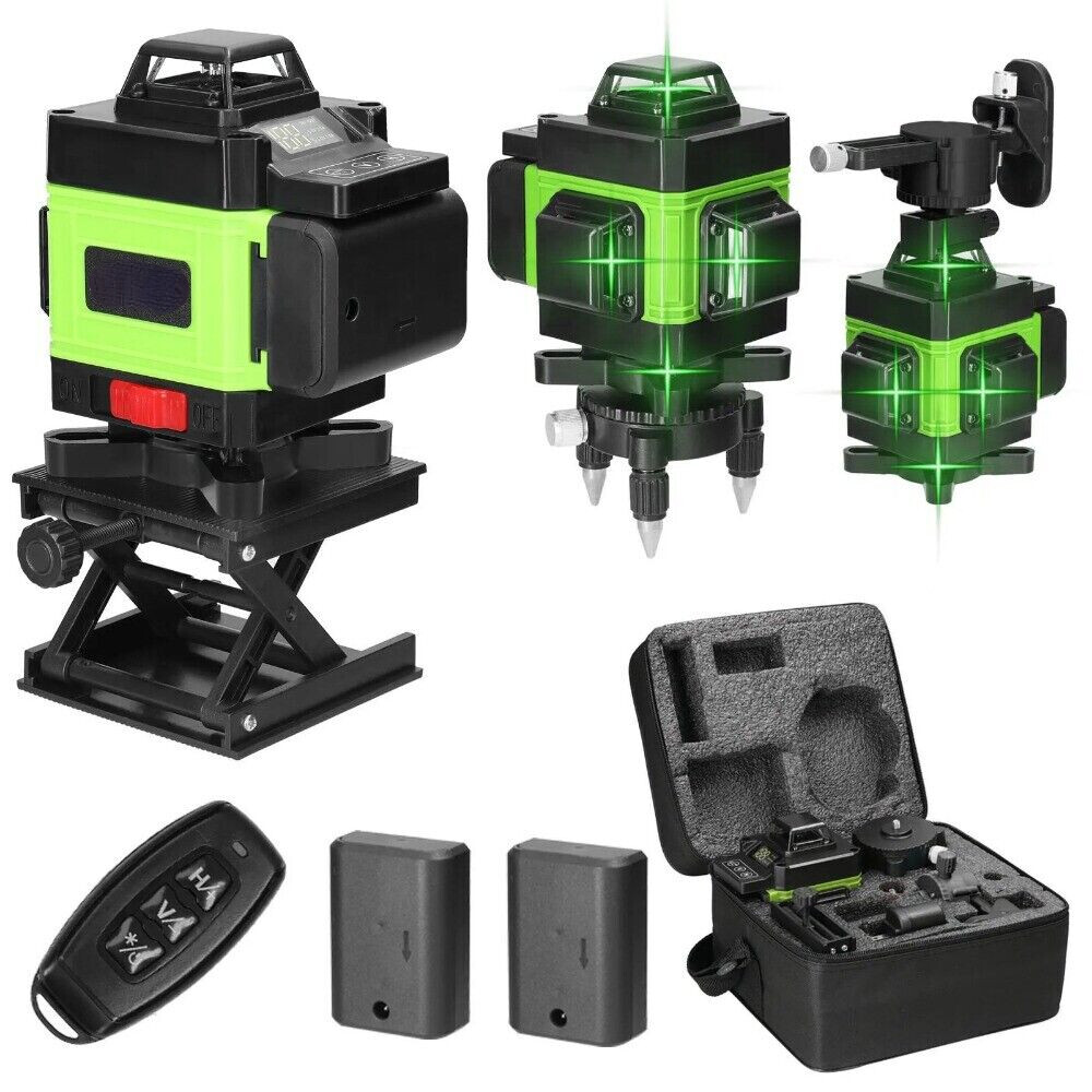 Rechargeable Lithium Laser Level with Vertical Cross Lines for Precision Alignment