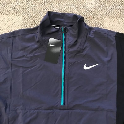 NIKE ジャケット Nike Women's Half Zip Polar Jacket Blue Black Orange Crop