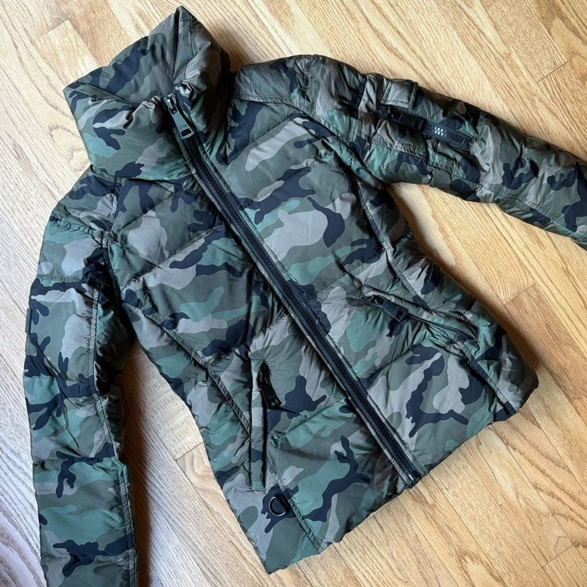 Down Puffer Sam Camo Freestyle Jacket Jackets Coats Sam Freestyle