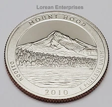 2010 S America the Beautiful ATB Quarter -Mount Hood- CLAD ✼PROOF✼ BU