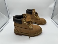 Timberland Boots Kids 12.5 M 6 Inch Premium Bootie Tan Leather Ankle Top 12709