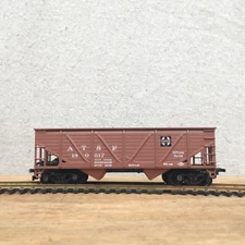 HO Scale ATSF Santa Fe 180517 Horn Coupler 2 Bay Hopper Car