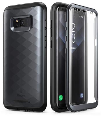 For Samsung Galaxy S8+ Plus, Clayco Full Body Case 360 Protection Screen Cover