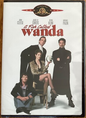 A Fish Called Wanda DVD with John Cleese, Jamie Lee Curtis, Kevin Kline