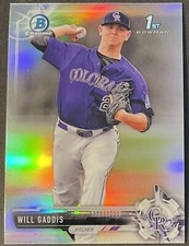 2017 Bowman Draft Chrome Refractor #BDC-104 Will Gaddis