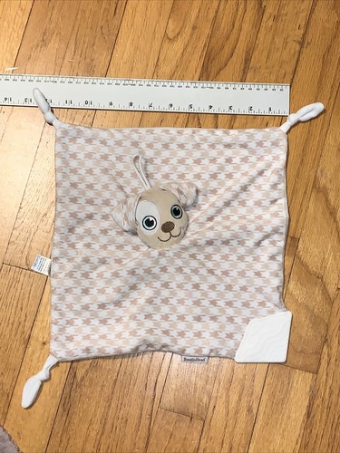 Manta de seguridad/amordedor BooginHead Pacipal cachorro perro blanco bronceado - Imagen 3 de 4