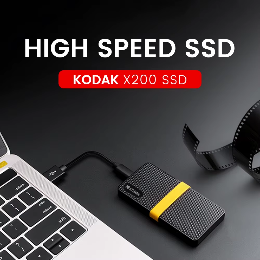 外付けハードディスク・ドライブ KODAK Portable SSD X200 1TB KODAK Portable SSD X200 1TB 【公式通販】