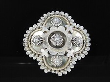 Große, imposante Trachtennadel, Silberbrosche, Norddeutschland Dänemark,1 H 19Jh