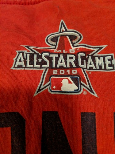 Morneau American League All Star Game Red T-shirt XL 2010 Minnesota Twins - Picture 7 of 7
