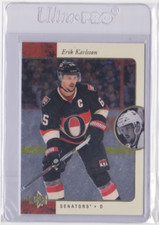 2015-16 UPPER DECK SP AUTHENTIC RETRO INSERT ERIK KARLSSON #R25 OTTAWA SENATORS