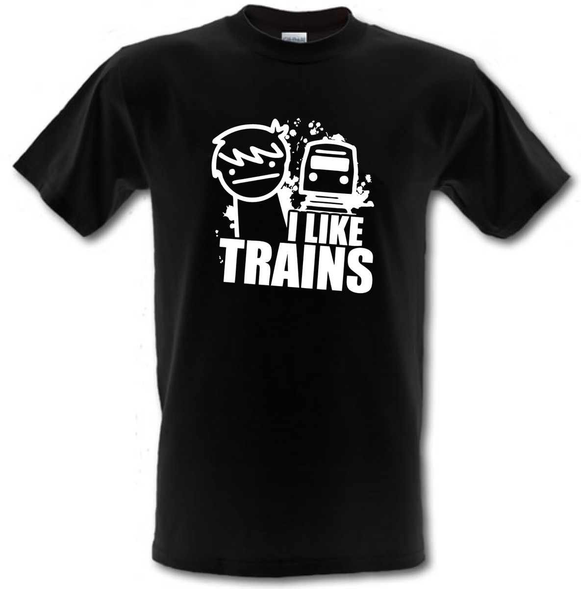 ASDF I LIKE TRAINS Cult Cartoon Gamer Children's t-shirt **ALL