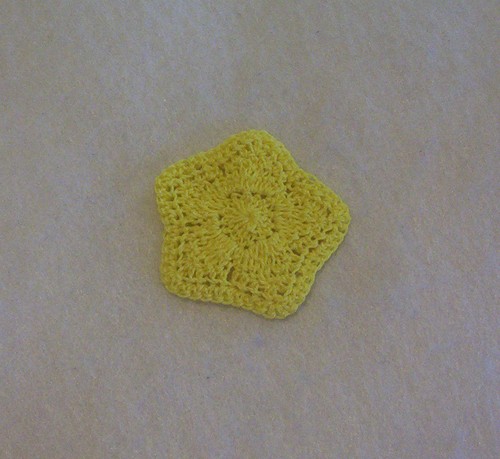 Crochet Limón Estrella Amarillo Apliques de Costura Acolchado Álbum de Recortes - Imagen 2 de 2