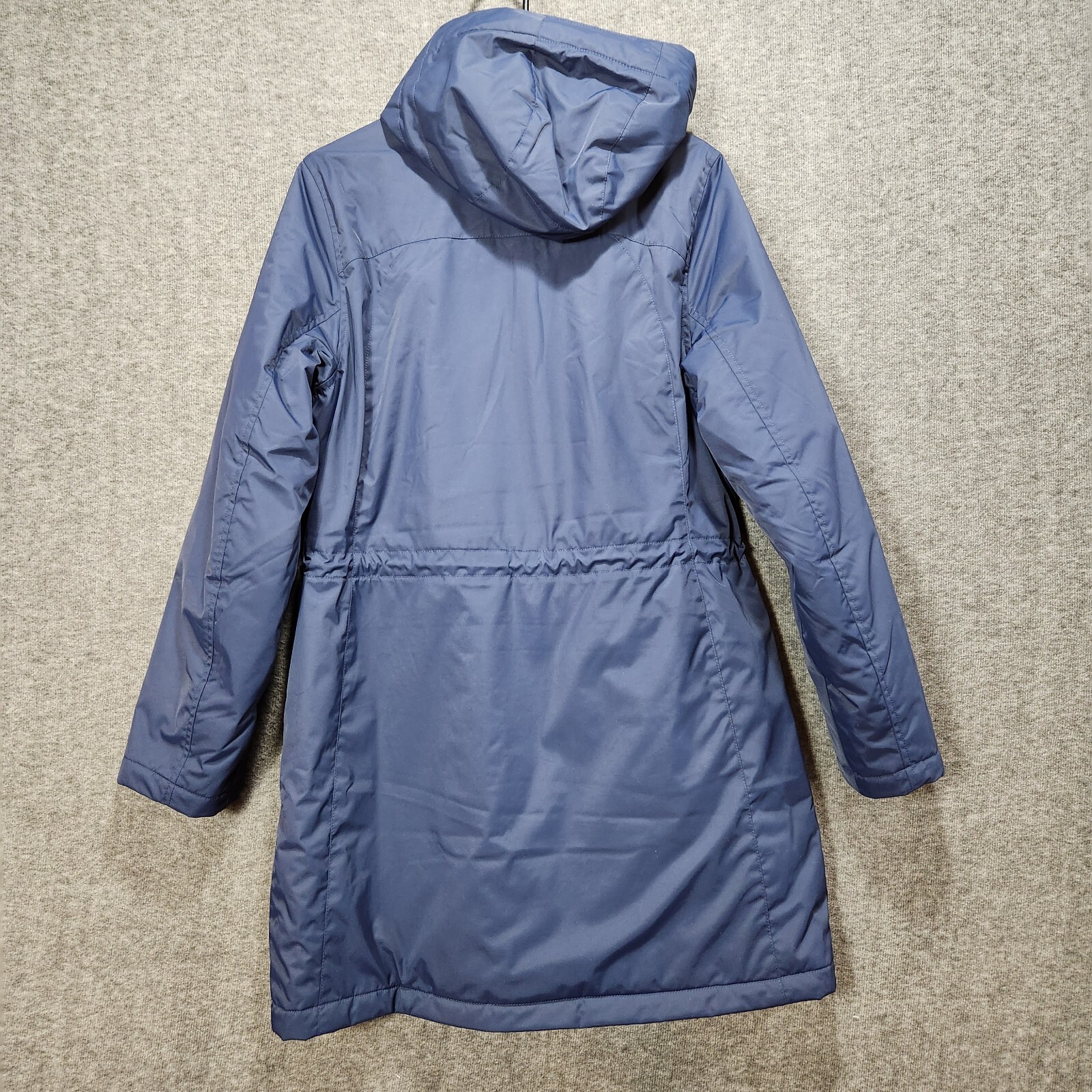 LL Bean Women's Winter Warmer Coat 271139 Nautical Navy Blue Jacket Sz