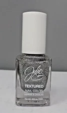 Julie G Textured Nail Color - Silver Bells #70161  0.35 fl oz