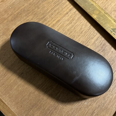 Coach Brown Eyeglasses Sunglasses Hard Clamshell Case - CASE 