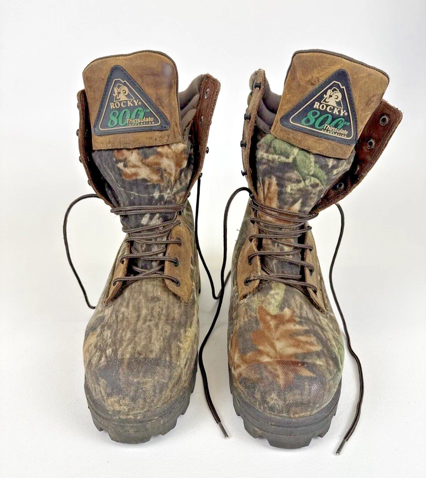 Rocky Outdoor Gear Men's Big Dawg Waterproof Boots Size 8 MW 800 Gram Thinsulate - Image 2 of 4