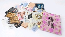 70pc High End Skincare Beauty Cosmetics Makeup Hair Sample Packets Foils Lot Bag