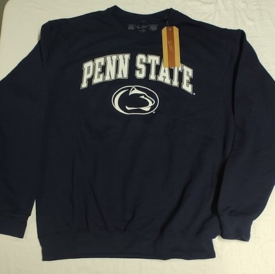 The Victory Navy Blue Crew Neck Graphic Print Pullover Sweatshirt Men's L     G8
