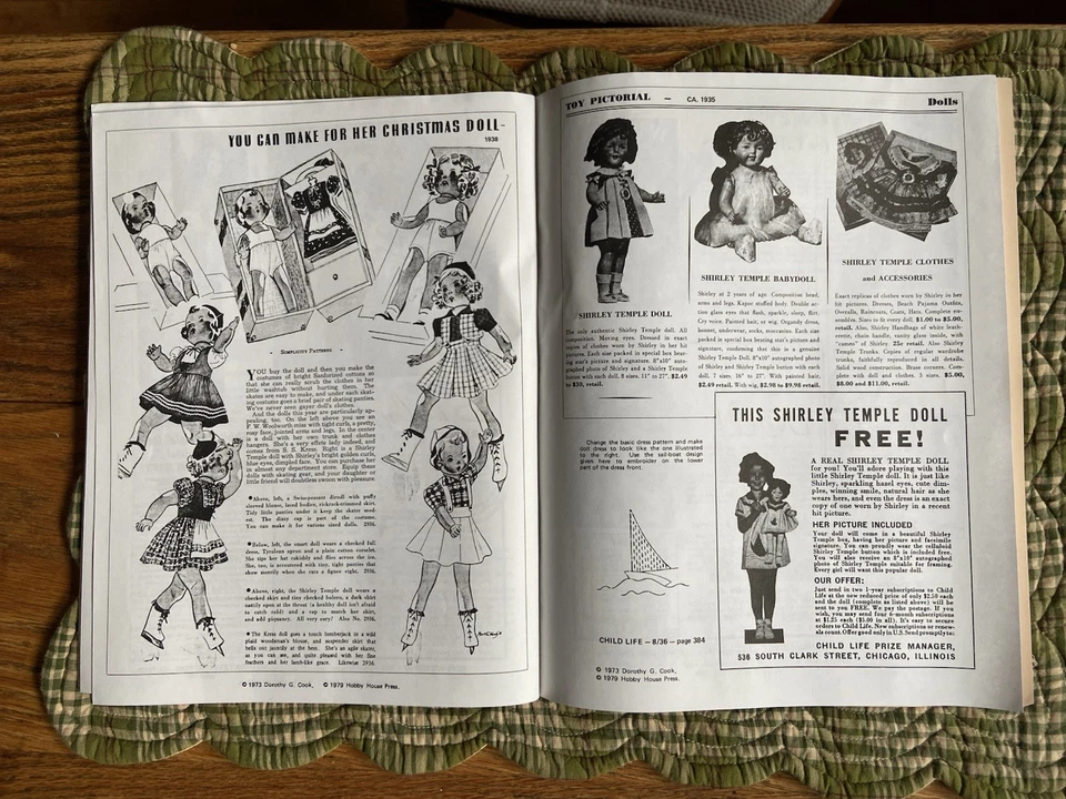 Shirley Temple 18 In. Doll Clothes Reprint Of Simplicity Sewing Pattern 2538 HTF - Image 3 of 4