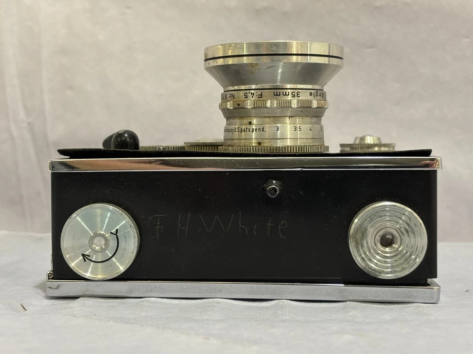 Lente gran angular Argus Sandmar 35 mm f/4,5 Enna Werk para telémetro C3 de colección Foto 4 de 4