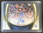 2024-25 Immaculate Tyrese Maxey Clutch Time Signatures Auto Autograph #/49