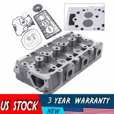 New For Kubota D902 RTV900 Complete Cylinder Head with Valves & Full Gasket Kit