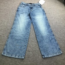A ropostale Baggy Wide Leg Jeans Womens M Blue Med Wash Denim 32x29.5 Fall