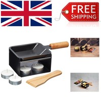 Portable Mini Raclette Grill for 2 with Non-Stick Pan - Ideal for Any Occasion