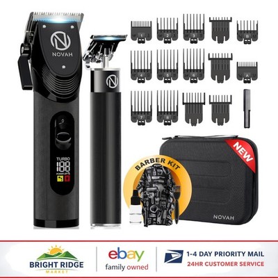 Professional Hair Clipper Set with 23-Piece Accessories for Home Grooming