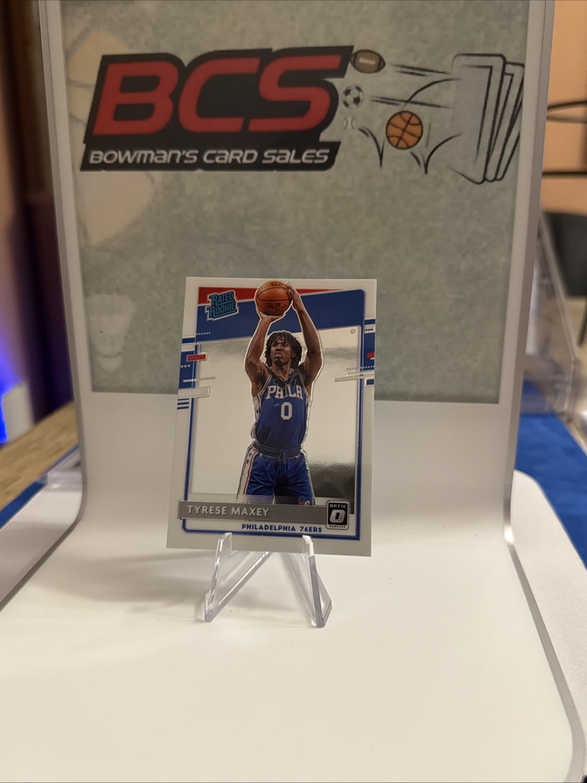 2020-21 Panini Donruss Optic - Rated Rookie Tyrese Maxey #171 (RC) 76ers 📈🔥