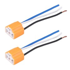 H4 Headlight Connector Socket Ceramic Pre Wired 12V