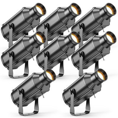 200W COB LED PinSpot Light DMX Audience Blinder Light Warm Cool White Stage DJ