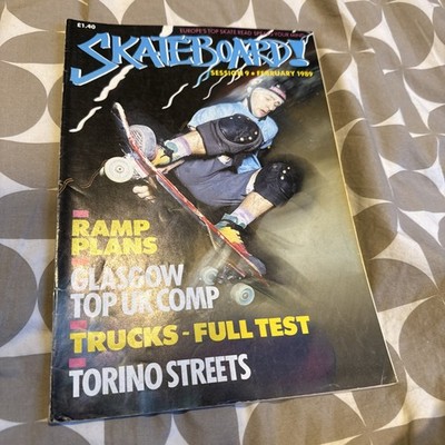 Skateboard Magazine Session 9 February  1989  Missing Poster Uk 