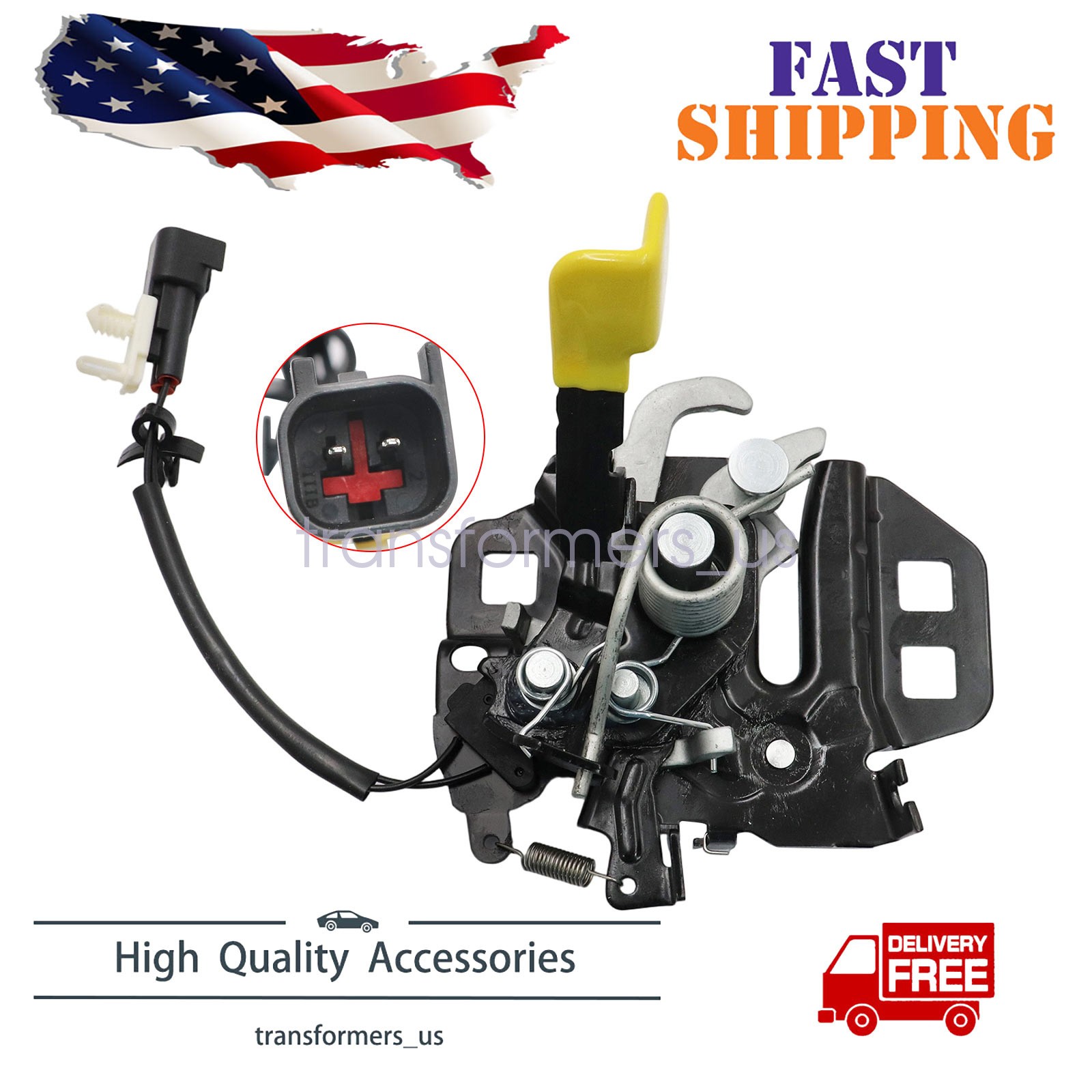 New Hood Lock Latch HP5Z-16700-A For Lincoln MKZ Ford Fusion 2017-2020
