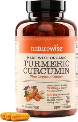 Curcumin Turmeric 2250mg -  Capsules with BioPerine for Enhanced Absorption