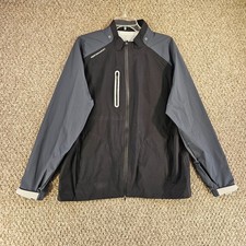 Walter Hagen Performance Jacket Mens Size M Weatherproof Zip Pockets