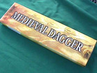 MEDIEVAL KNIGHT'S DAGGER CLEANING HOUSE SIDE KNIFE W/ SCABBARD — photo 4