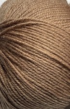 Job lot knitting crochet yarn wool 3x Ball MERINO Wool Blend DK Brown L1840