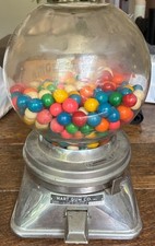 Vintage Hart One Cent Gumball Vending Machine Original Condition