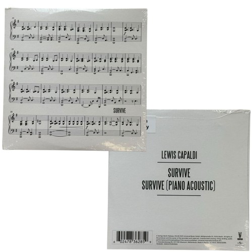 Lewis Capaldi Survive CD Single Brand New 3 Versions Set Collectors Rare - Picture 6 of 11