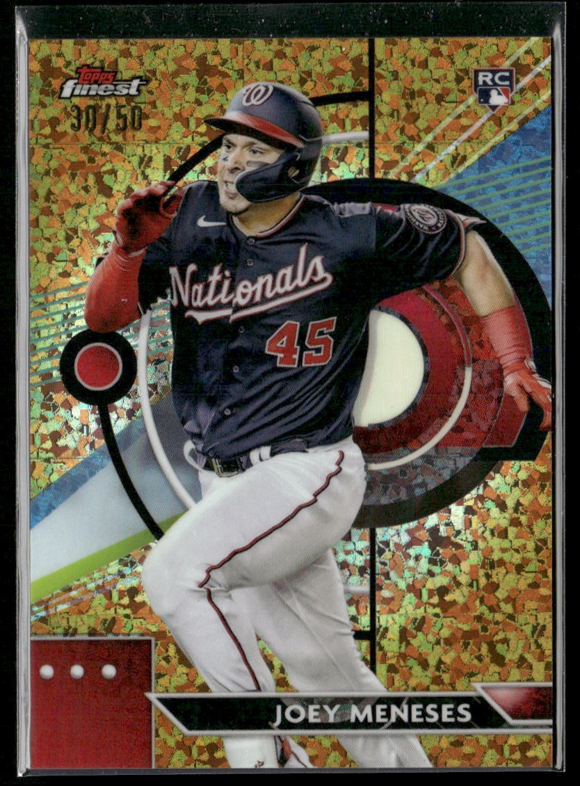 Joey Meneses 2023 Finest #68 Gold Refractor SN,RC #/50