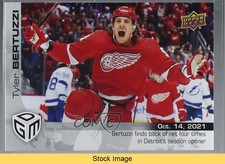 2021-22 Upper Deck Game Dated Moments /499 Tyler Bertuzzi #4 READ 0b3