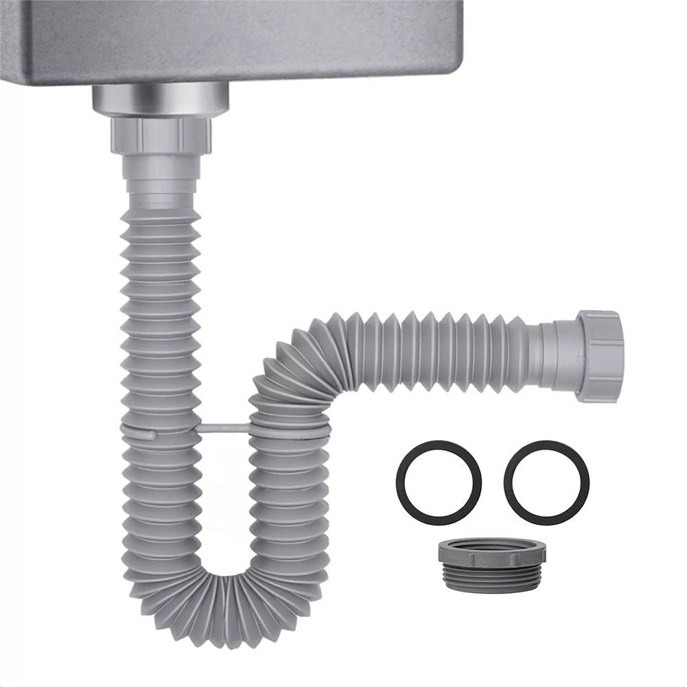 Flexible Sink Drain Pipe 1-1/2