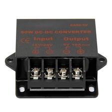 Voltage Regulator 12V/24V to 5V 10A 50W Power Converter Step Down Buck Reducer