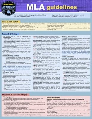 MLA Guidelines - 9th Edition : A QuickStudy Laminated Style Refer