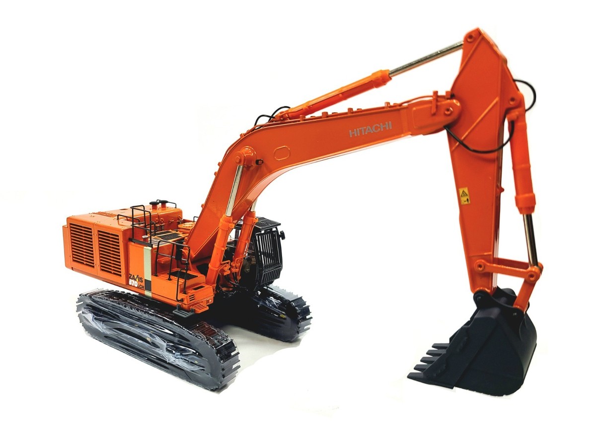日立建機 ZAXIS 870LCH-3　1/50 Hitachi ZX870LCH-3 Zaxis Excavator with Shear - WSI 1:50
