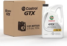 5 Quart Pack Of 3 Premium Conventional Motor Oil With Trishield Technology