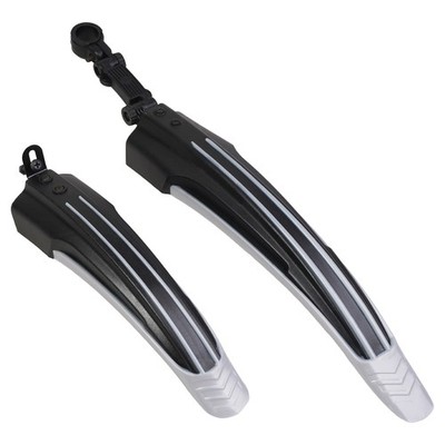Fahrrad Schutz-Blech Vorne Hinten Spritz-Schutz Mud-Guard Schwarz MTB 24'' 26''