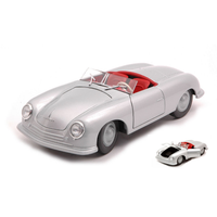 Porsche 356 NR.1 1948 Silver 1:24 Welly Auto Stradali -D- Neues Modell