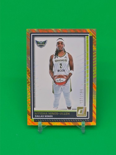 2025 WNBA Panini Donruss Myisha Hines-Allen Orange Lava /199   25PS1